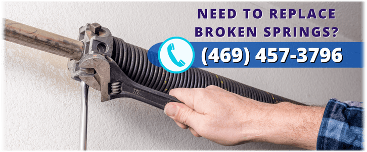 Broken Garage Door Spring Repair Plano, TX